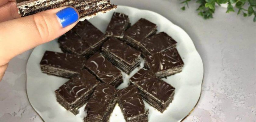 طرز تهیه شیرینی میکادو کاکائویی