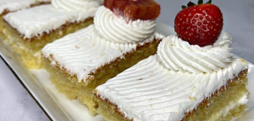 طرز تهیه شیرینی تر بدون فر با پیمانه لیوان