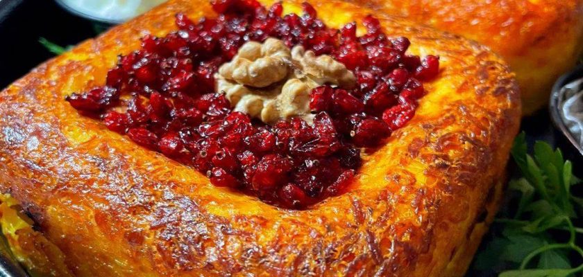 طرز تهیه ته چین مرغ در فر