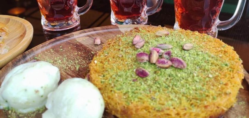 طرز تهیه کنافه با پنیر ماسکارپونه