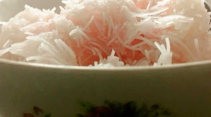 طرز تهیه فالوده شیرازی خانگی با رشته آماده