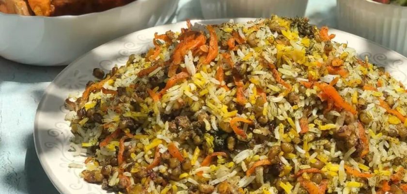 طرز تهیه هویج پلو کازرونی با مرغ خوشمزه و مجلسی