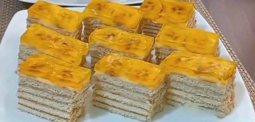 طرز تهیه شیرینی اسلایس یخچالی