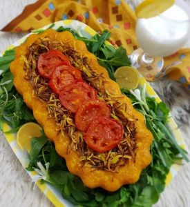 طرز تهیه ته چین کباب تابه ای