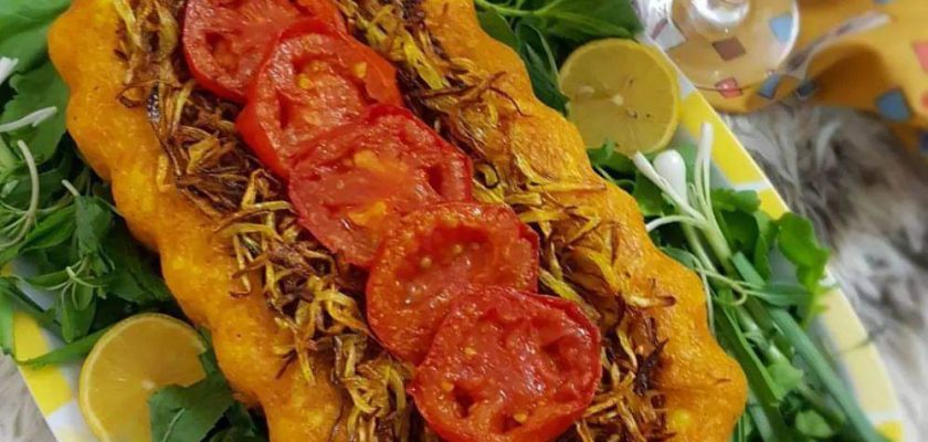 طرز تهیه ته چین کباب تابه ای