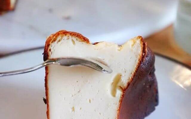 طرز تهیه چیز کیک سن سباستین
