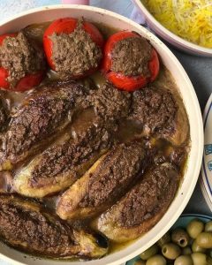 طرز تهیه بادمجان کباب شمالی