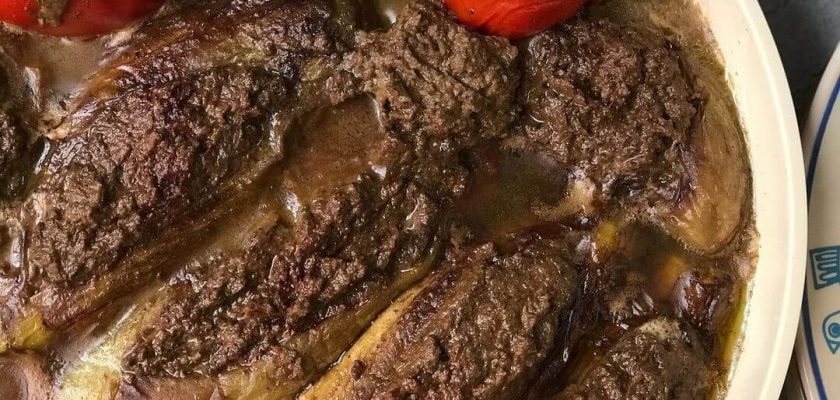 طرز تهیه بادمجان کباب شمالی