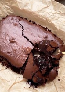 طرز تهیه سوفله براونی شکلاتی