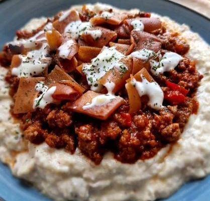 طرز تهیه خوراک بادمجان و گوشت چرخ کرده