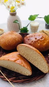 طرز تهیه نان شیر عسلی