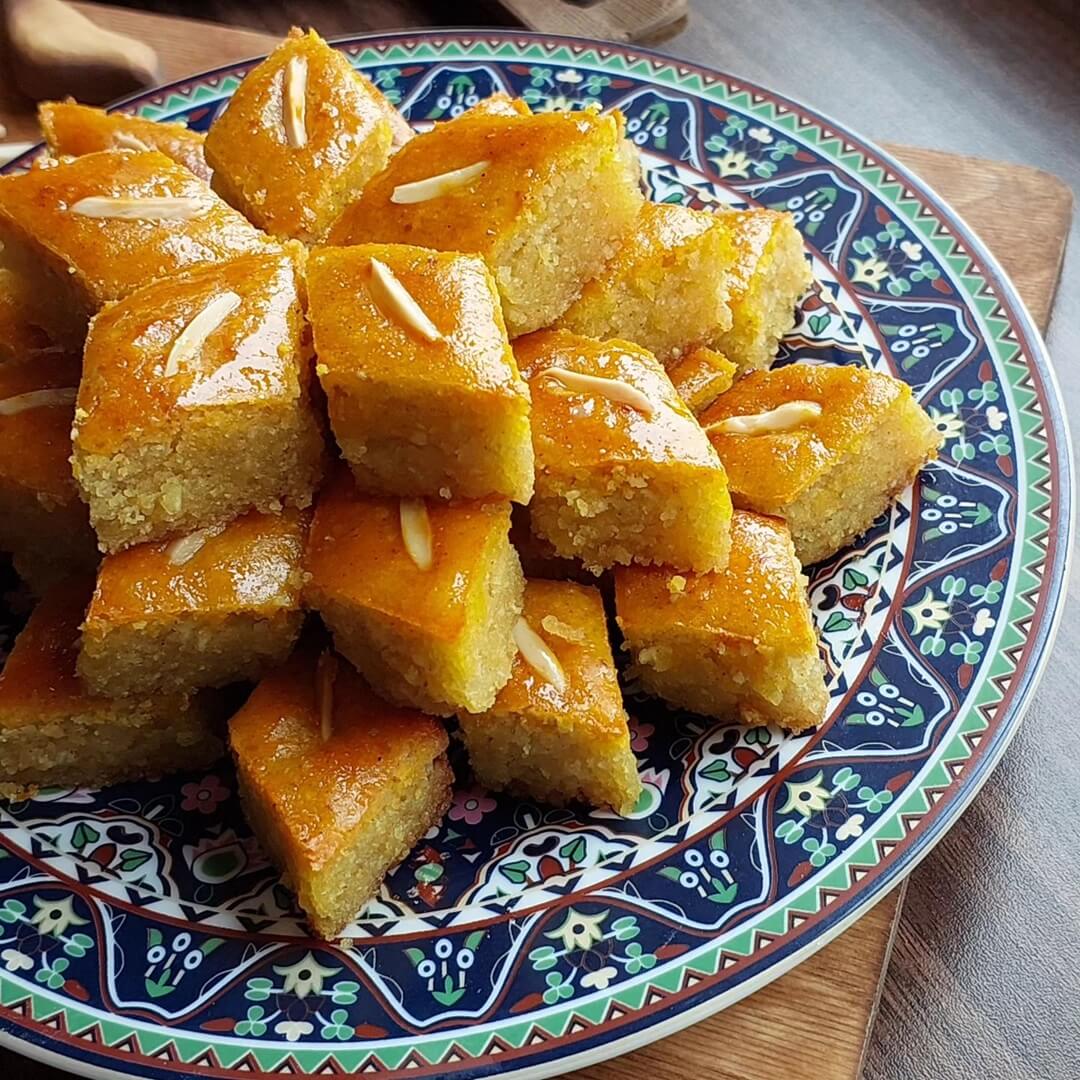 طرز تهیه باقلوا هندی نارگیلی خوشمزه با طعم متفاوت