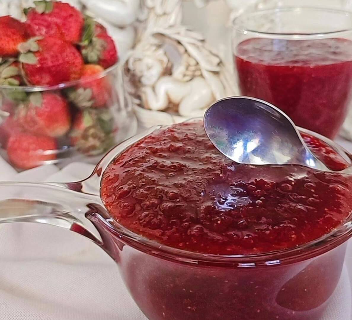 طرز تهیه مارمالاد توت فرنگی فوق العاده خوشمزه